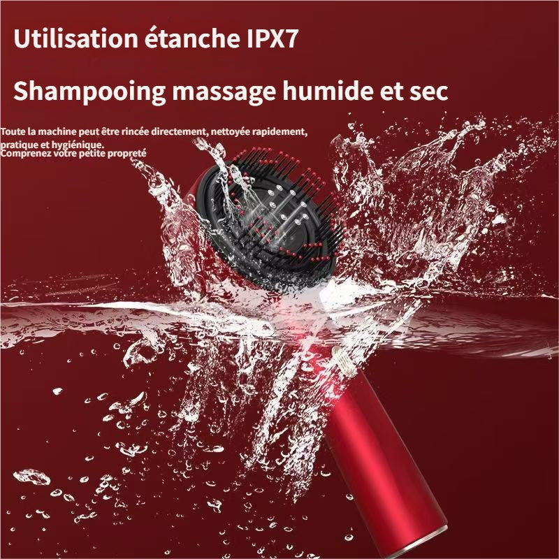 Electric Scalp Brush – Improve Blood Flow & Hair Growth Naturally