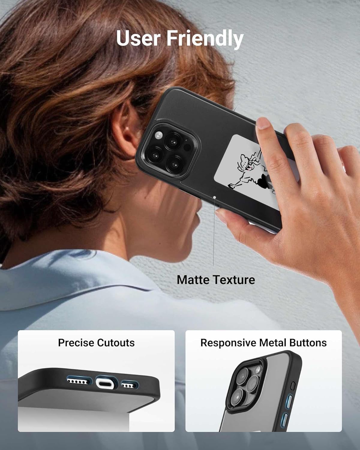 E-ink Screen Projection Phone Case