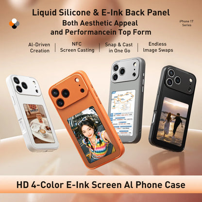 E-ink NFC Dry Screen iPhone 17, 17 Pro, 17 Pro Mex Phone Case